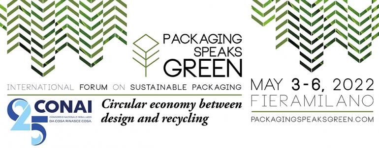 During PACKAGING SPEAKS GREEN Forum, meeting organized by Pack-Media Srl in collaboration with Conai. Appointment on 4 May 2022, in Hall 5 at IPACK-IMA, from 11.30 to 13.00. 