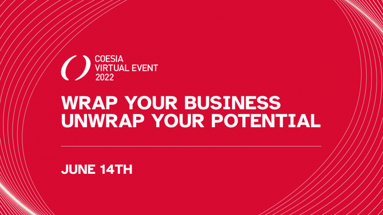Coesia digital event, Wrap your business, unwrap your potential, 14 June 2022
